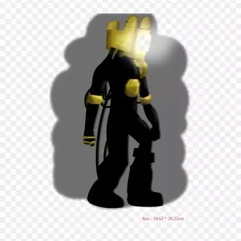 Бенди и чернильная машина рисунок киномеханик утюг на теплопередаче печать виниловые нашивки наклейки для одежды DIY аппликации моющиеся нашивки