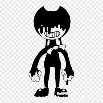 Bendy 2 Bendy And The Ink Machine Рисование утюгом на термопереносе Печать виниловых нашивок Наклейка для одежды Аппликации своими руками Моющиеся нашитки