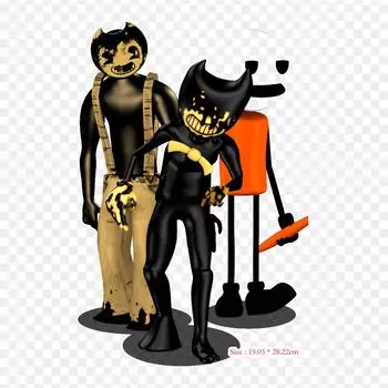 Bendy And The Ink Machine Themeatly Games Утюг на теплопередаче Печать Виниловые нашивки Наклейка для одежды DIY Аппликации Моющиеся нашивки