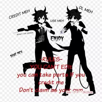 Bendy Human Mmd Bendy And The Ink Machine Видеоигры Утюг на теплопередаче Печать Виниловые нашивки Наклейка для одежды DIY Аппликации Моющиеся нашивки