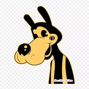 Bendy The Ink Machine Борис Бенди и чернильная машина Five Nights At Термопереводные картинки для одежды Футболка Сумка Теплопередающие наклейки Железо на заплатках