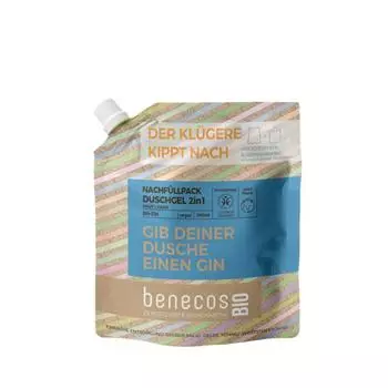 Benecos 2in1 Gin Гель для душа для тела и волос Сменный блок 500 мл