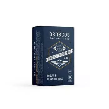 benecos Benecos для мужчин Мыло для лица и тела 75 г