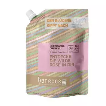 Benecos Bio Wild Rose Shower Gel Refill 1L
