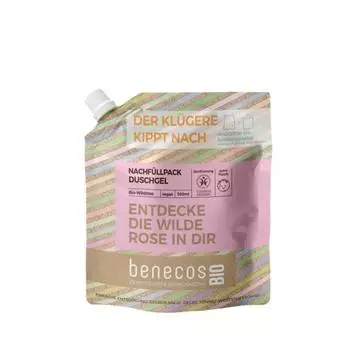 Benecos Bio Wild Rose Shower Gel Refill 500ml