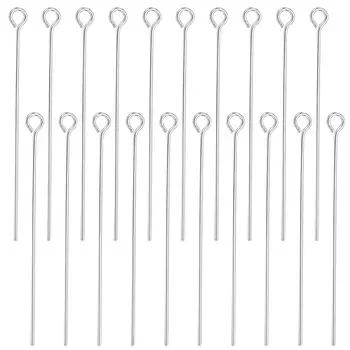 BENECREAT 30 шт. 9 штифтов, серебро 925 пробы, Q-штифт Толщина 0,5 x длина 30 мм, аксессуары, материалы, соединительные детали, детали аксессуаров, ручная работа, базовый металл