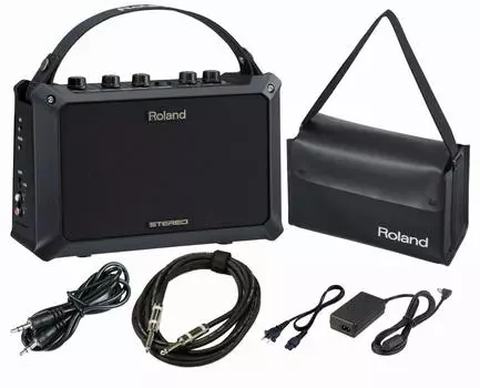 benefits Roland Acoustic Guitar Amplifier MOBILE AC Genuine Carrying Case Genuine AC Adapter Set Cable added! + CB-MBC1 + PSB-100