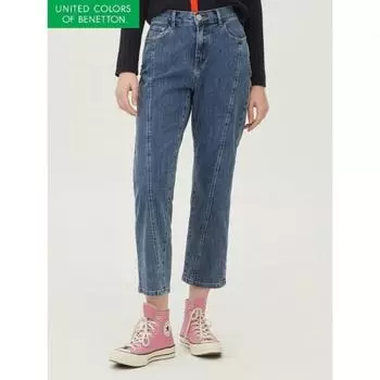 Benetton Banding Incision Exhaust Denim Pants Badp09341 IN/42