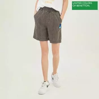 Benetton Benetton Bear Waffen Denim Shorts Badp69331 Dg dark gray/42