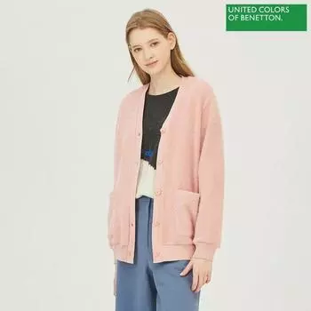 Benetton Benetton Кардиган Тип Джемпер Bajpf2311 Pk Pink/OS
