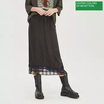Benetton Benetton Maron Skirt Bask04241 Bk blacks/42