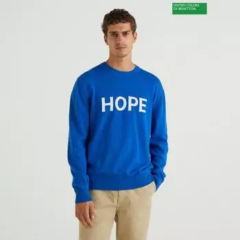 Benetton Benetton Надпись Цветной Трикотаж 2f 1394k101w 901 901/L