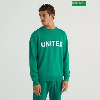 Benetton Benetton Надпись Цветной Трикотаж 2f 1394k101w 921 921/L