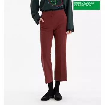 Брюки Benetton Benetton Natural Modern Bapt59861 Br Braun/42