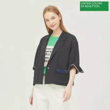 Benetton Benetton New Blanche куртка Bajka3431 Dn DARK NAVY/42