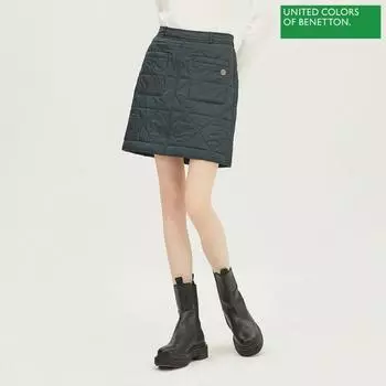 Benetton Benetton Polar Quilted Skirt Bask58261 Dn DARK NAVY/42