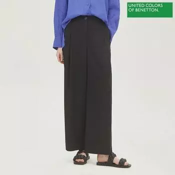 Benetton Benetton Renee Pin Tuck Pants Bapt61331 Bk blacks/42