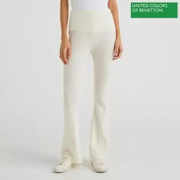 Benetton Benetton ребристые трикотажные брюки 2f 1044df008 000 000/S