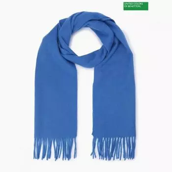 Benetton Benetton шерстяной глушитель с кисточками Bcmfa2461 Bl Blue/OS