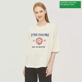 BeneTTon BeneTTon Sophia T shirT baTsa8431 Iv Ivory/42