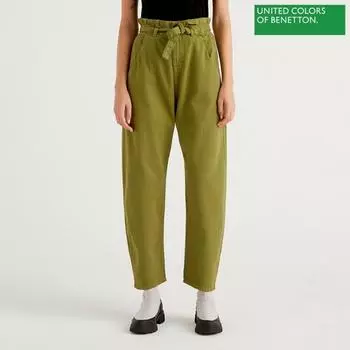 Benetton Benetton Volume Paperbag Denim Pants 2f 4dukdf008 1v3 1V3/42