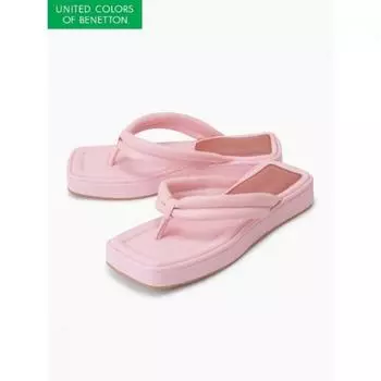 Benetton Cowhide Summer Slippers Bcsh50231 PK/245