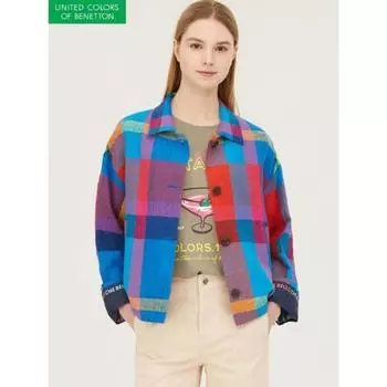 [benetton] Rossi Check Jacket Bajka1531 RD/42