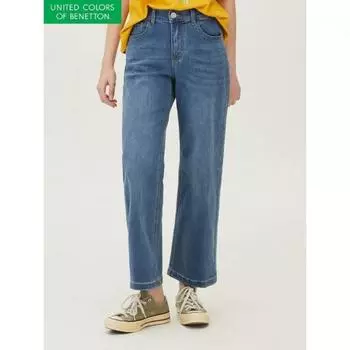 Benetton Unifying Banding Denim Pants Badpa5441 IN/42