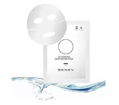 Benev GF Hydrogel Moisturizing 10 Genuine Japanese GF Hydrogel Home Rough Luxury Super No Box Mask, Pieces, Product, Mask, Esthetics, Dry, Skin, Pack,