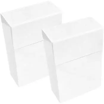 BenF одно касание полуавтоматическое открывание и закрывание пластиковых фотокарточек фотобокс органайзер коробка для хранения чехол фотобокс, белый, 2 шт.