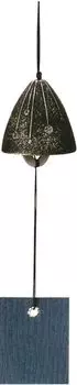Бенгальская подвеска Iwachu Wind Chime Nanbu Ironware 27167 золото/черный 5(ЧАС)5см