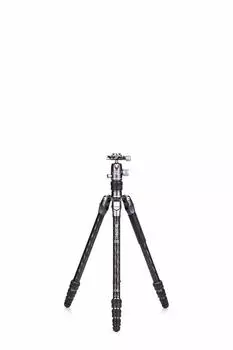 BENRO Rhino Carbon Tripod Travel Tripod Camera Tripod Free Head Set Carbon Fiber Foldable Lightweight 1 Type 4 (FRHN14C+VX20 Tiers)