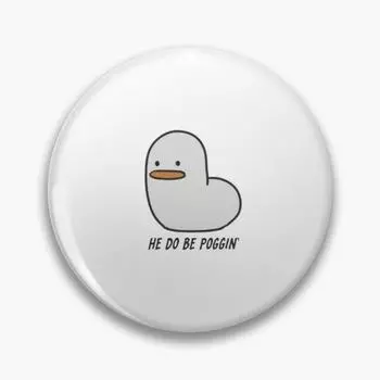 Benson The Duck Pog, настраиваемая мягкая пуговица, значок на воротник для влюбленных, подарок для женщин, декор с героями мультфильмов, одежда, забавная булавка с отворотом, шляпа