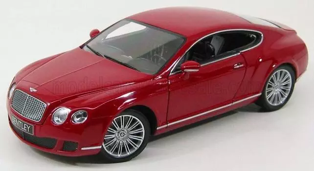 Bentley Continental GT 2008 Красный [MINICHAMPS/Minichamps] 1/18 красный