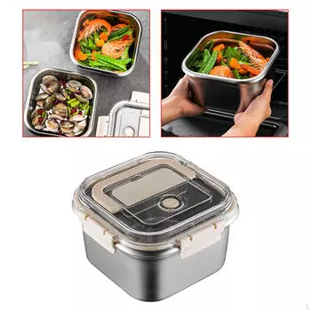 Bento Box Fresh Keeping Prep Контейнеры для салатов и закусок Контейнер для хранения еды 2000ML