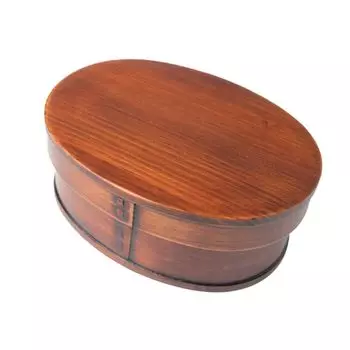Bento Box with 18cm x x Urushi Current Model j-kitchens Rice-Retention Function, 13.5cm 6.8cm, 700ml, Brown,