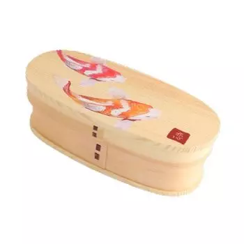 Bento Box with x x Urethane Kishu Current Model j-kitchens Rice-Retention Function, 18.5cm 8.5cm 6.3cm, 400ml, Coating, Maki-e Design,