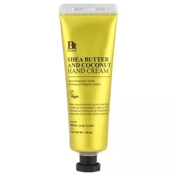 Benton, Shea Butter and Coconut Hand Cream, 1.76 oz (50 g)