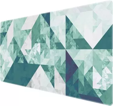 Benvo Mouse Extra Large Gaming Mouse Keyboard Rubber Compatible with Washable Comfortable Irregular Green Pad, Pad, 9040cm, Pad, Non-Slip Sole,