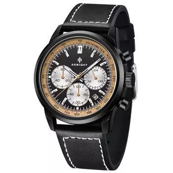 BENYAR AKNIGHT японская нержавеющая кожа совместима с деловым повседневным спортивным хронографом в комплекте мужские часы, кварцевые, стальные, ремешок, часы,