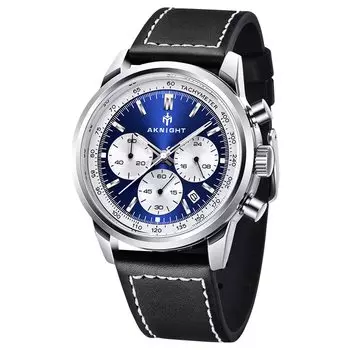 BENYAR AKNIGHT японская нержавеющая кожа совместима с деловым повседневным спортивным хронографом в комплекте мужские часы, кварцевые, стальные, ремешок, часы,