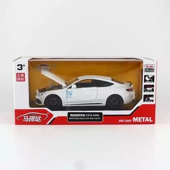 Benz C63 Mercedes S Alloy Car Model With Sound Light For Enthusiasts Auto