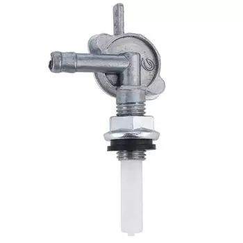 Бензиновый двигатель с наружной резьбой для защиты от осадков, переключатель топливного бака серебряный