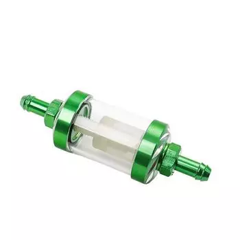 Бензиновый фильтр для мотоцикла ATV из алюминиевого сплава со съемным фильтрующим элементом 8 мм красный