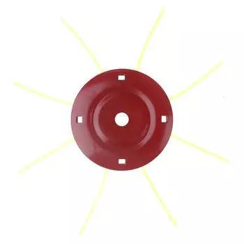 Бензиновый/литиевый триммер для травы, удаление сорняков в саду, часть кустореза, стальная головка газонокосилки с заменой 4 линий красный