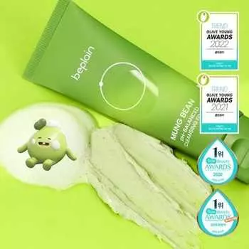 BEPLAIN Mung Bean pH-Balanced Cleansing Foam 80ml AUTHENTIC STORE