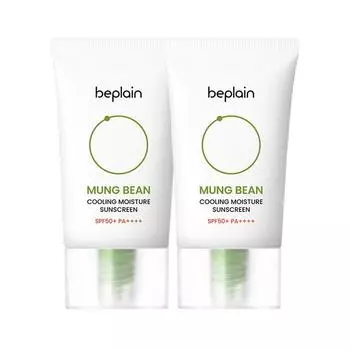 [beplain] Охлаждающий увлажняющий солнцезащитный крем с машем (1 + 1) SPF 50+ PA++++ 50 мл*2 шт.