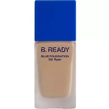 Beready Blue Foundation 35мл, Нет. 2 Ryan, 1 шт., лучшая мужская косметика Кореи
