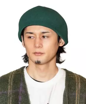 Beret Daily Casual Adjustable Size ZKN02586 GREEN Free Size [Kashira] Spring/Summer