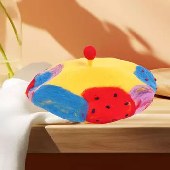 Берет для девочек, модная дышащая шапка для подарка на день рождения, вечеринки, отпуска, фестиваля